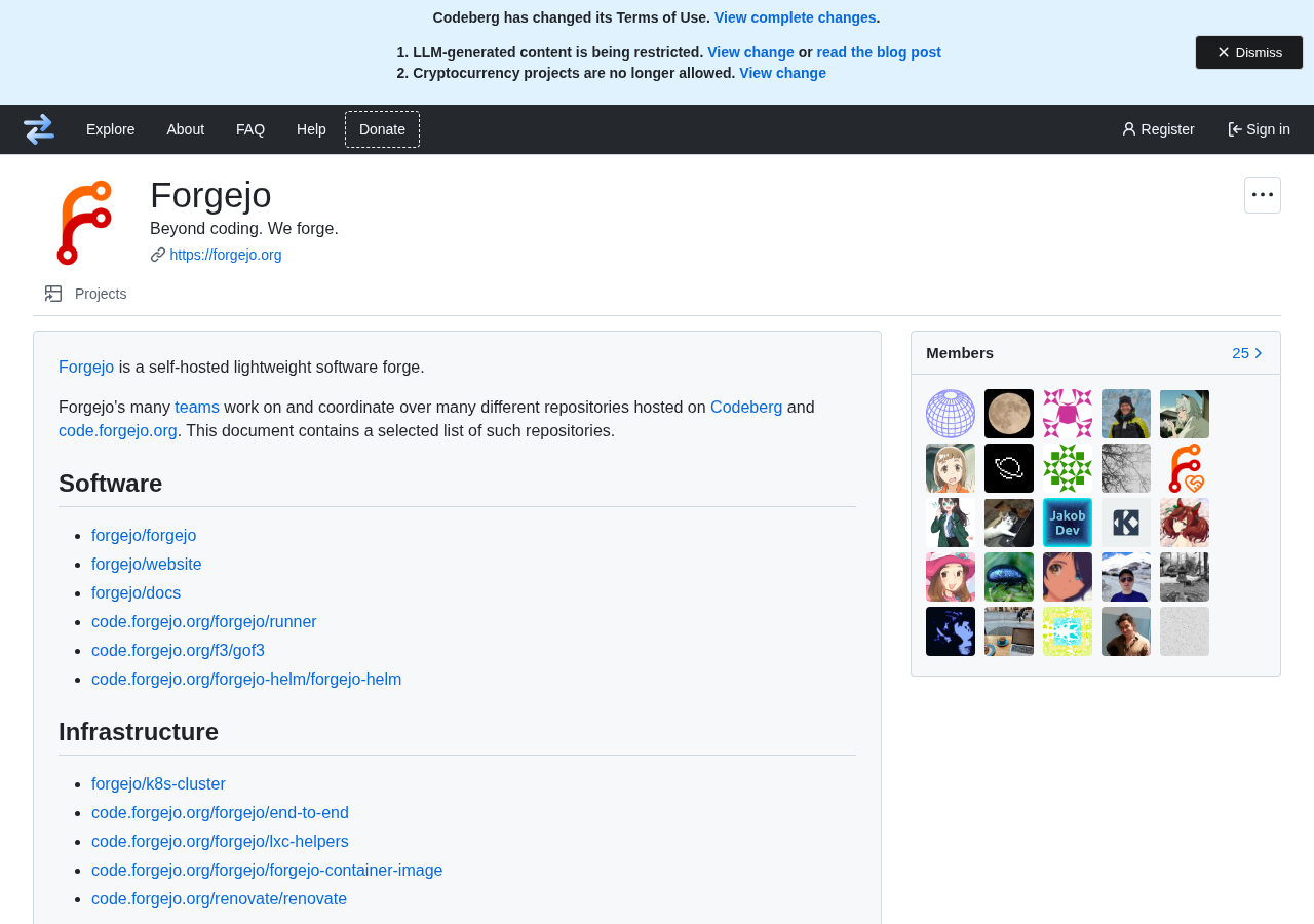 Codeberg (Gitea) profile page skinned as GitHub